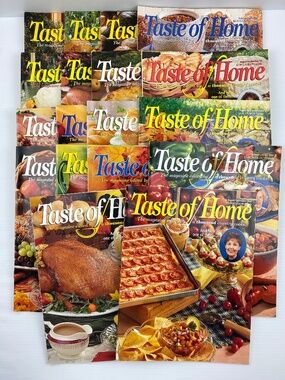 Vintage Taste of Home Magazines Lot of 18 1997 to 2004 Recipes Cooking